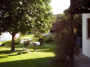 Ein schattiger Platz im Sommer